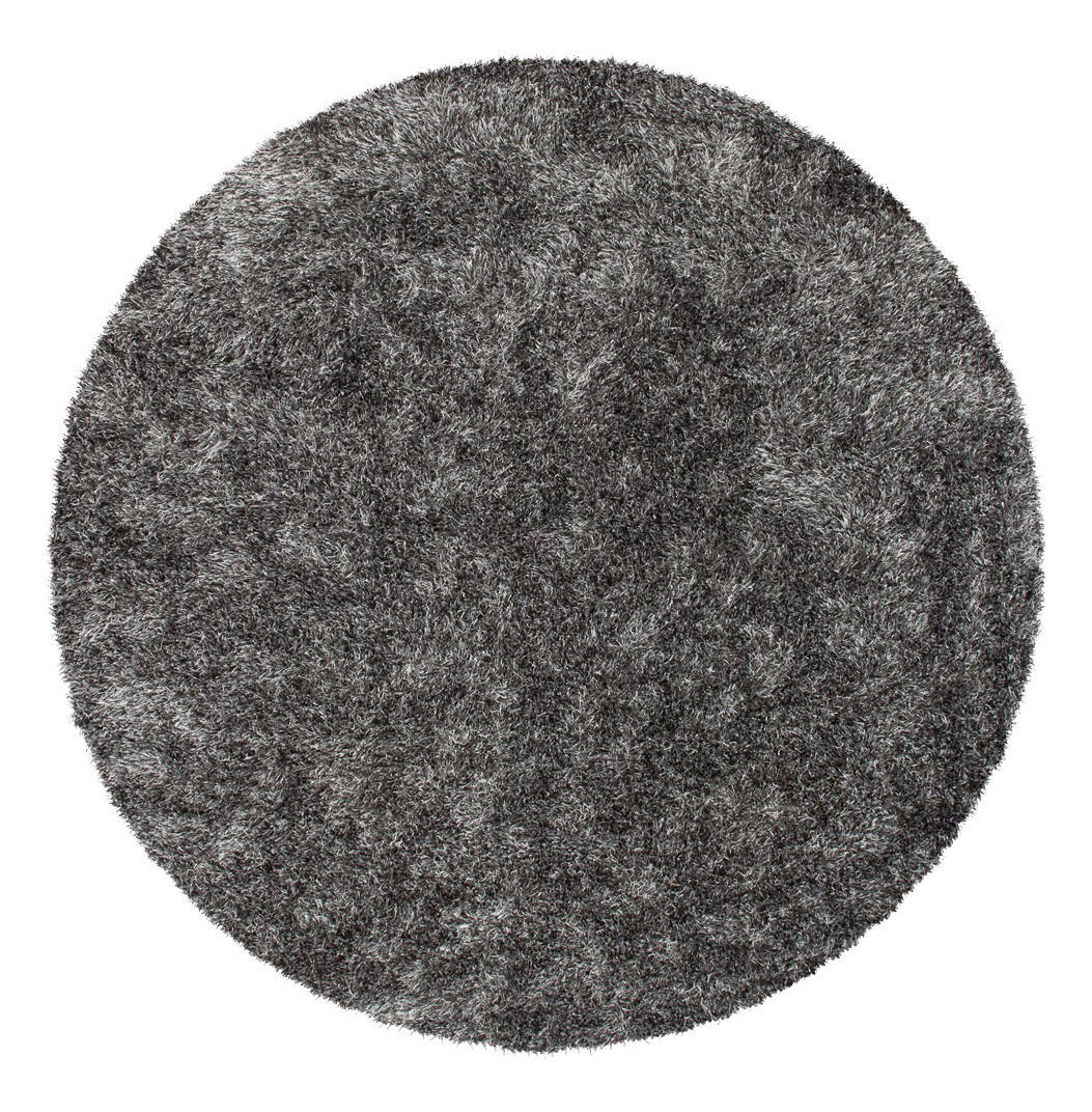 Kayoom Hochflorteppich Diamond 725 weiß B/H/L: ca. 160x4x160 cm Diamond 725 - weiß/grau (160,00/160,00/4,00cm) - Kayoom