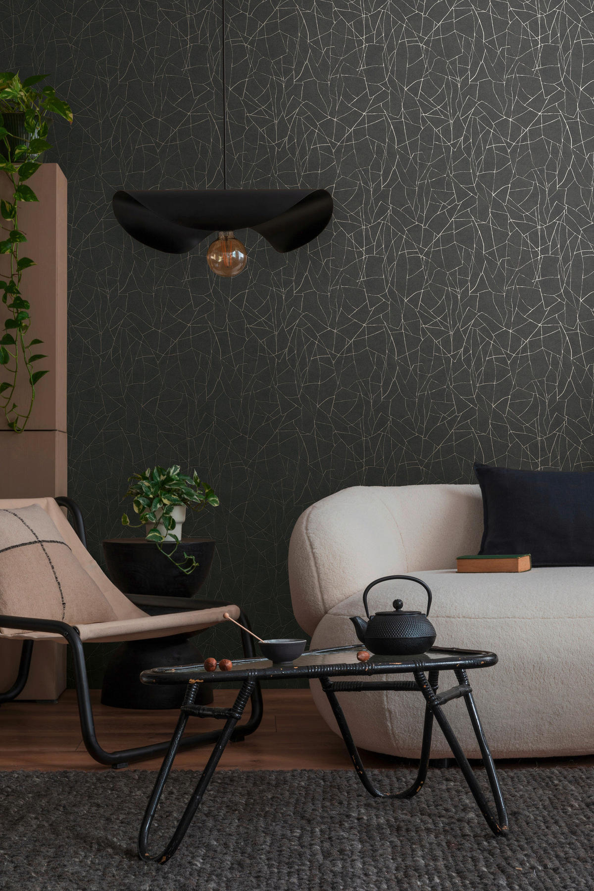 A.S.Création Vliestapete schwarz B/H/D: ca. 53x1005x9,2 cm Vliestapete - schwarz (9,20/1005,00cm) - A.S.Creation