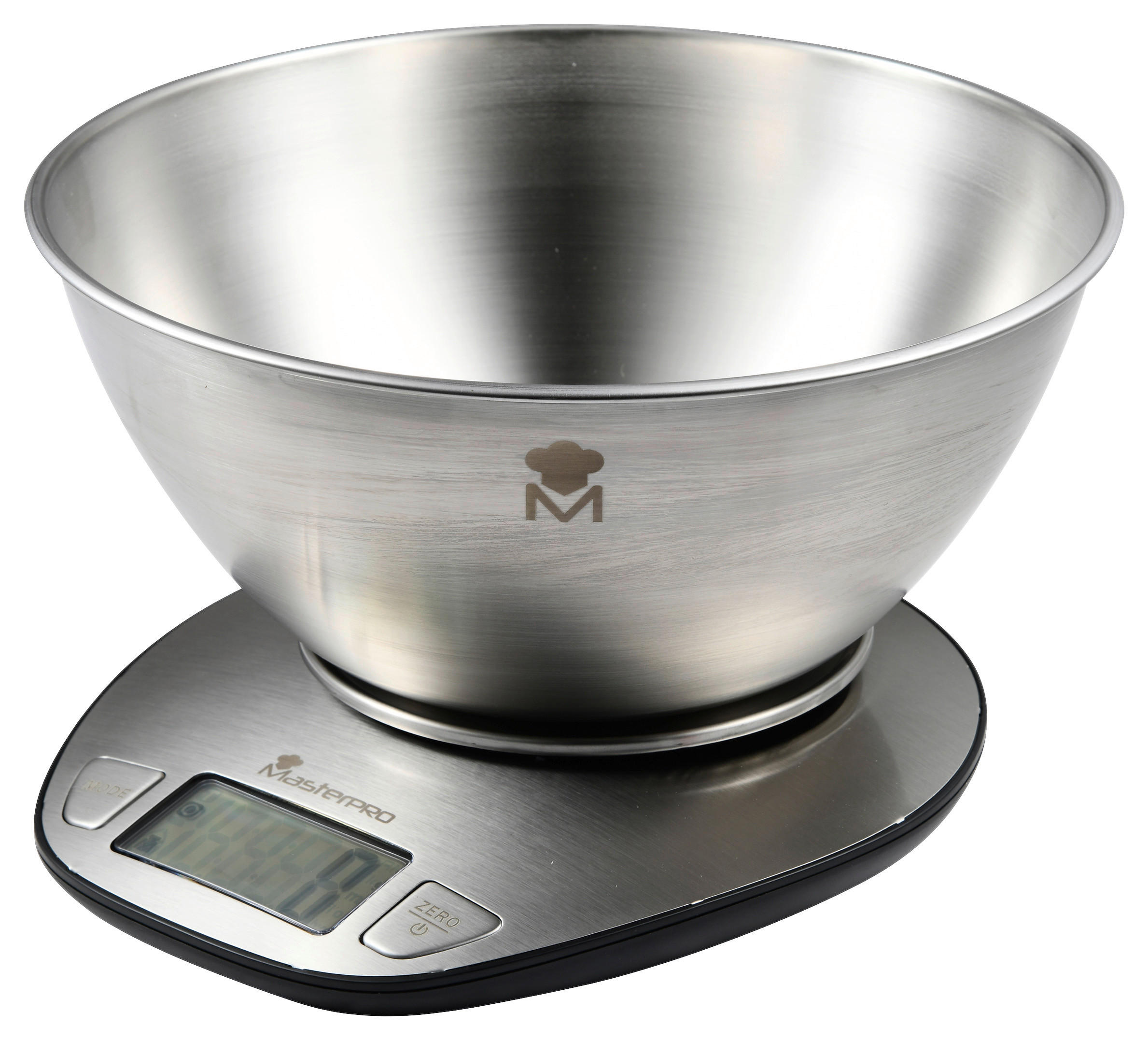 MASTERPRO Küchenwaage Foodies collection silber Edelstahl