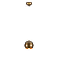 Opviq Pendelleuchte Berceste gold Eisen B/H/T/L: ca. 30x111x30x15 cm E27 1 Brennstellen Berceste - gold (15,00/30,00/111,00cm) - Opviq