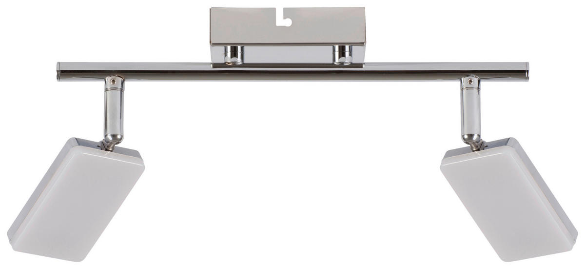 POCOline Spotbalken Chrissy Chrom Metall Kunststoff L: ca. 30 cm 2 Brennstellen Chrissy - Chrom (30,00cm) - POCOline