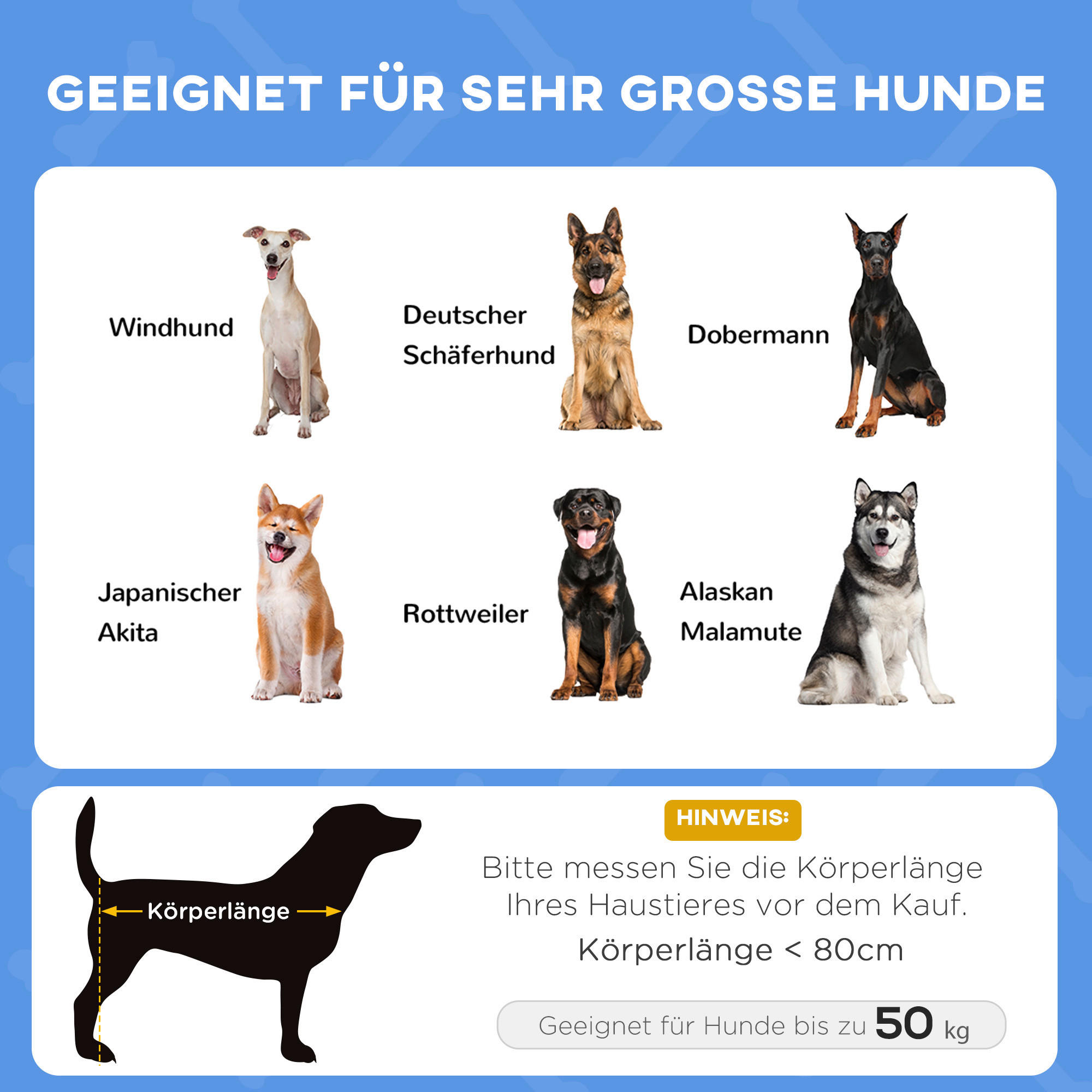 PawHut Hunde-Zubehör dunkelblau Polyester B/H/L: ca. 92x122x108 cm Hundebett - schwarz/dunkelblau (108,00/92,00/122,00cm) - PawHut