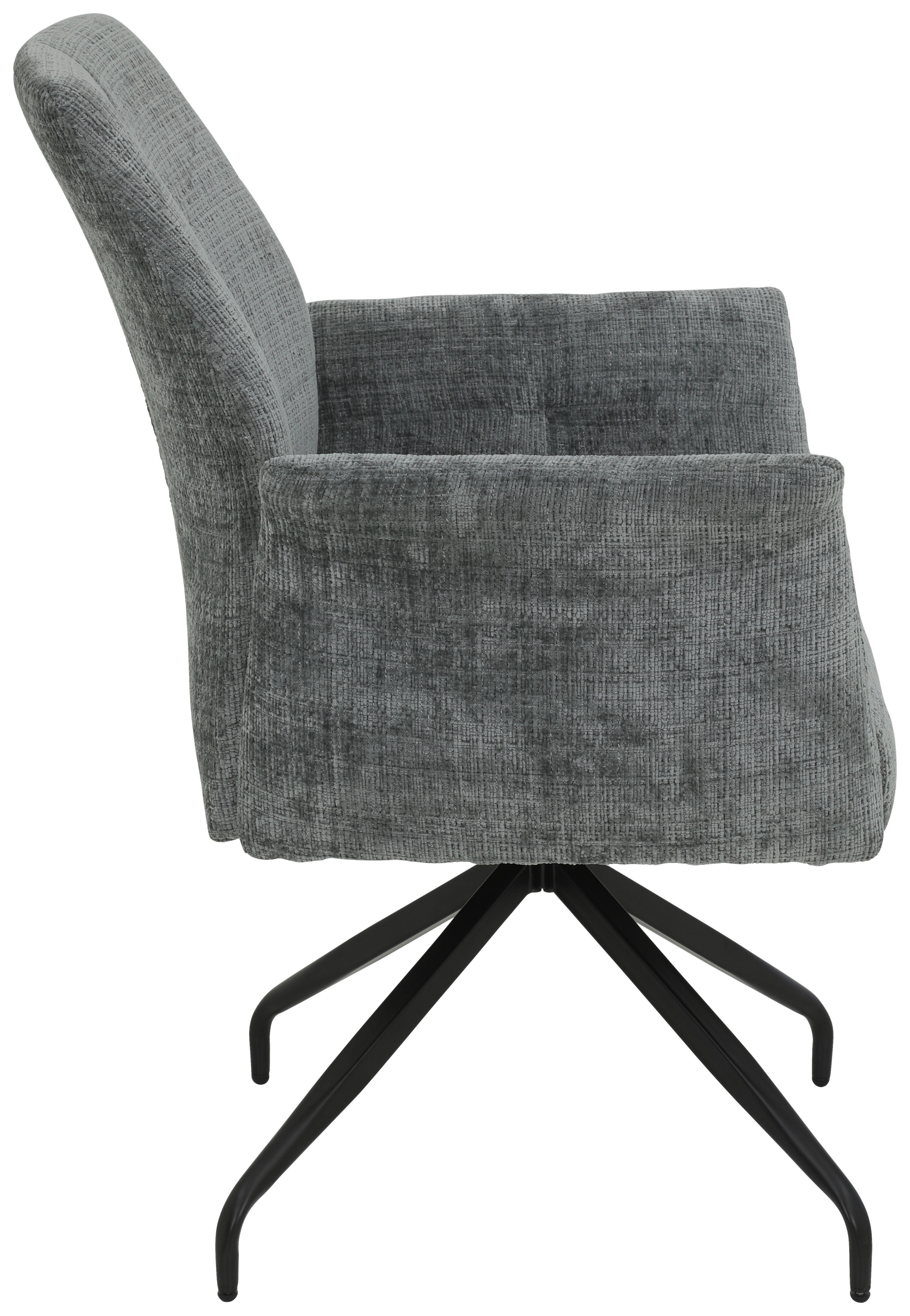 Armlehnstuhl Viktoria hellgrau Microfaser Webstoff B/H/T: ca. 71x93x68 cm Viktoria - hellgrau (71,00/93,00/68,00cm) - Hela