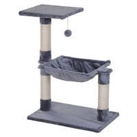PawHut Katzenbaum grau Spanplatte B/H/L: ca. 36x70x50 cm Katzenbaum - grau (50,00/36,00/70,00cm) - PawHut
