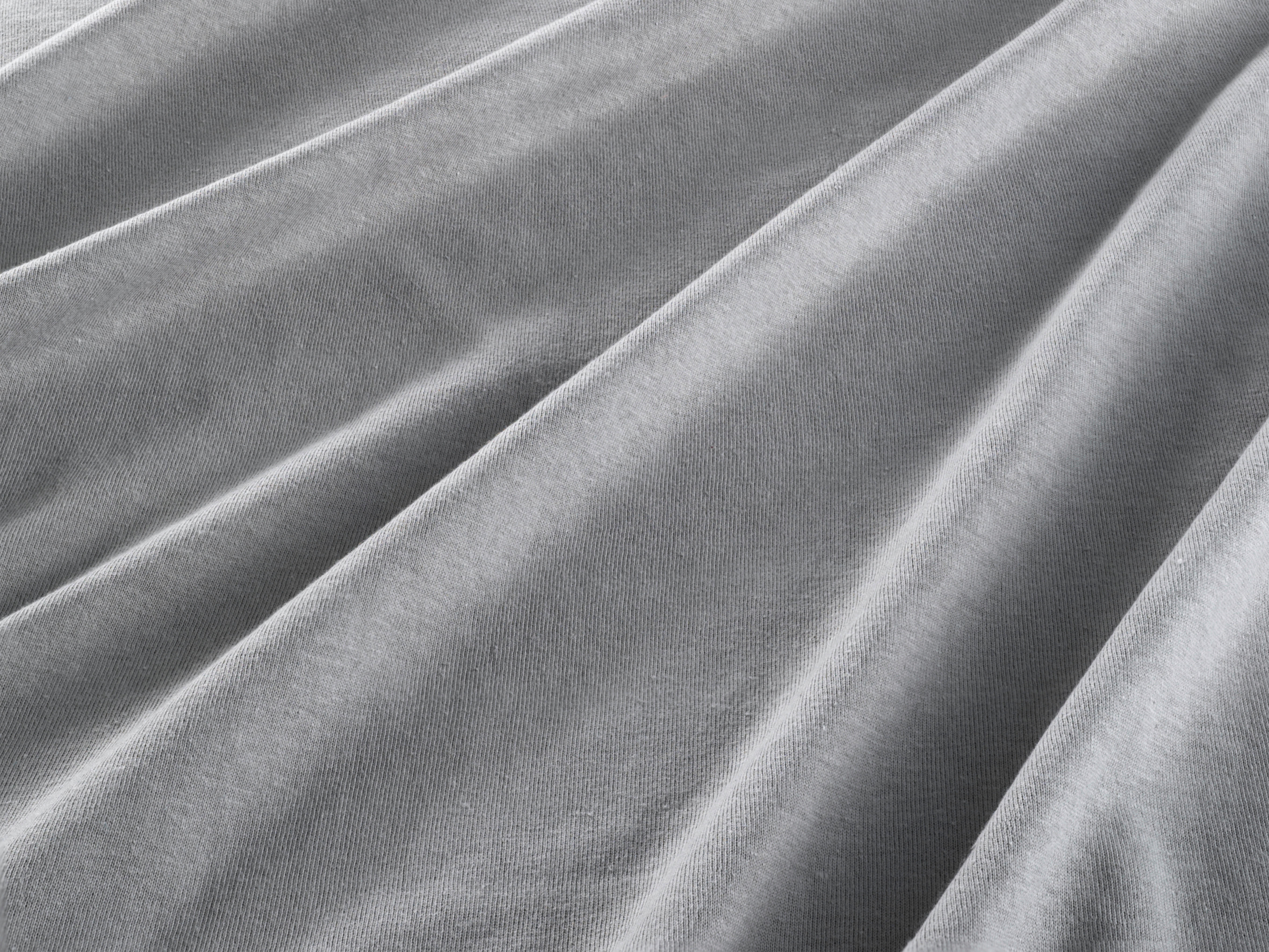 Spannbetttuch Spannbetttuch_Topper graphit - Graphit (160,00/200,00cm)