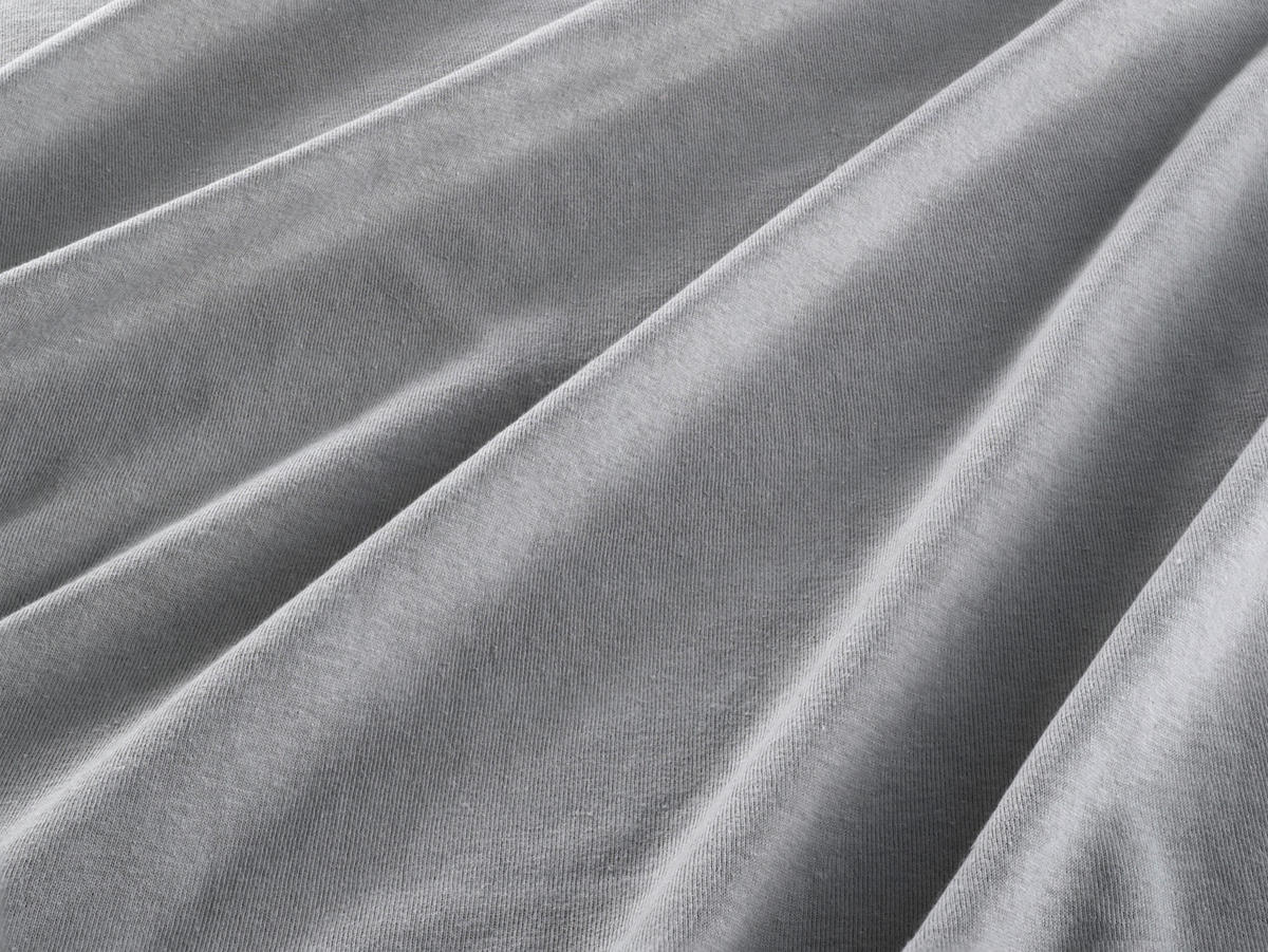 Spannbetttuch Spannbetttuch_Topper graphit - Graphit (160,00/200,00cm)