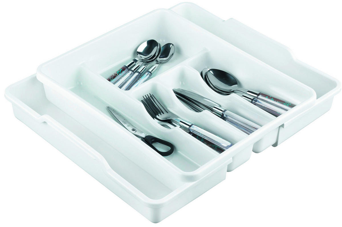 keeeper Besteckkasten weiß B/H/L: ca. 38x7,5x32 cm Besteckkasten - weiß (32,00/38,00/7,50cm) - keeeper