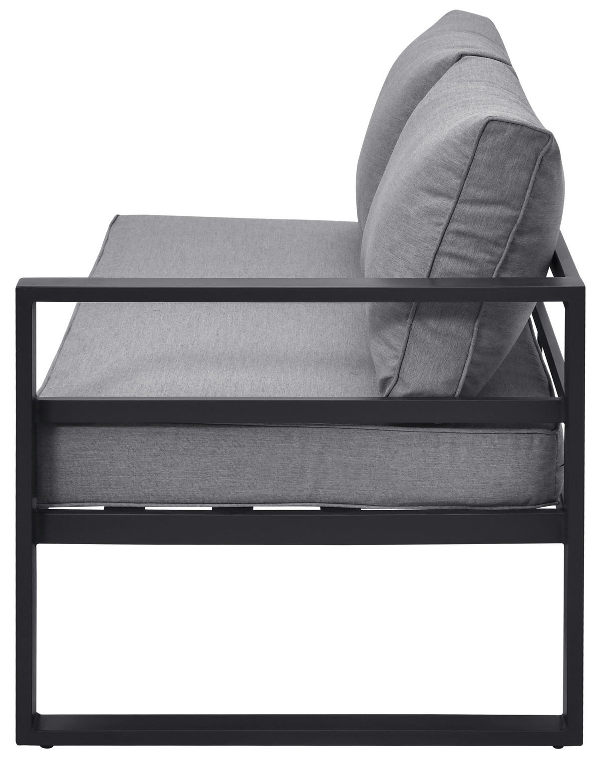 Loungeset Bilbao schwarz Stahl Bilbao - schwarz/grau