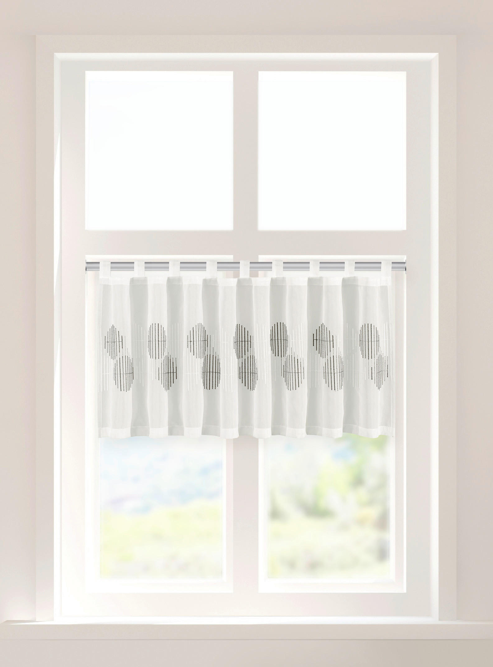 Scheibengardine Sue natur B/L: ca. 150x50 cm Sue - weiß/natur (150,00/50,00cm)