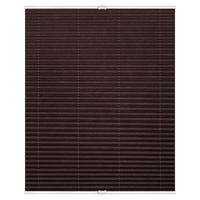 LICHTBLICK Spannplissee braun B/L: ca. 95x130 cm Plissee_Klemmfix - braun (95,00/130,00cm) - LICHTBLICK