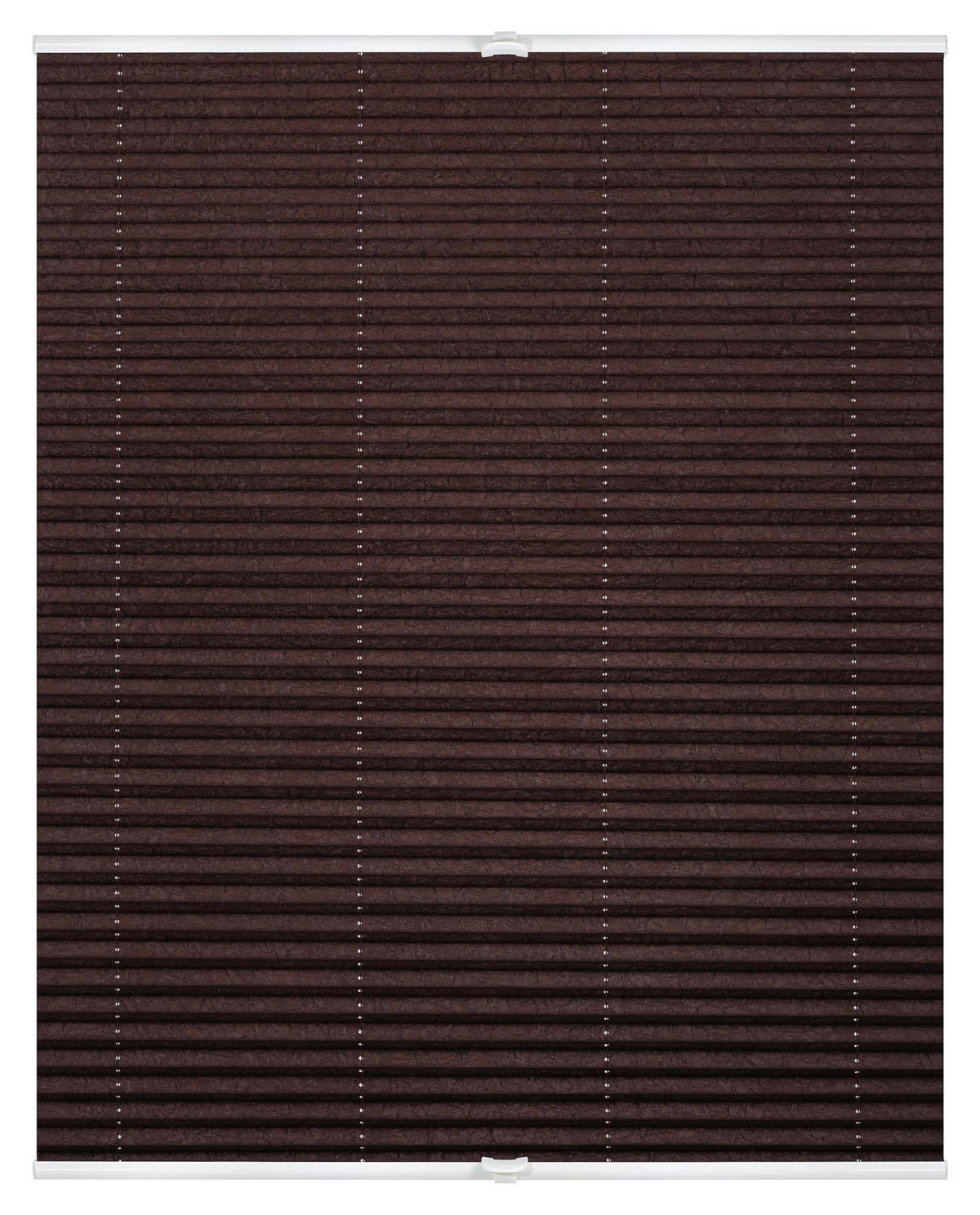 LICHTBLICK Spannplissee braun B/L: ca. 95x130 cm Plissee_Klemmfix - braun (95,00/130,00cm) - LICHTBLICK