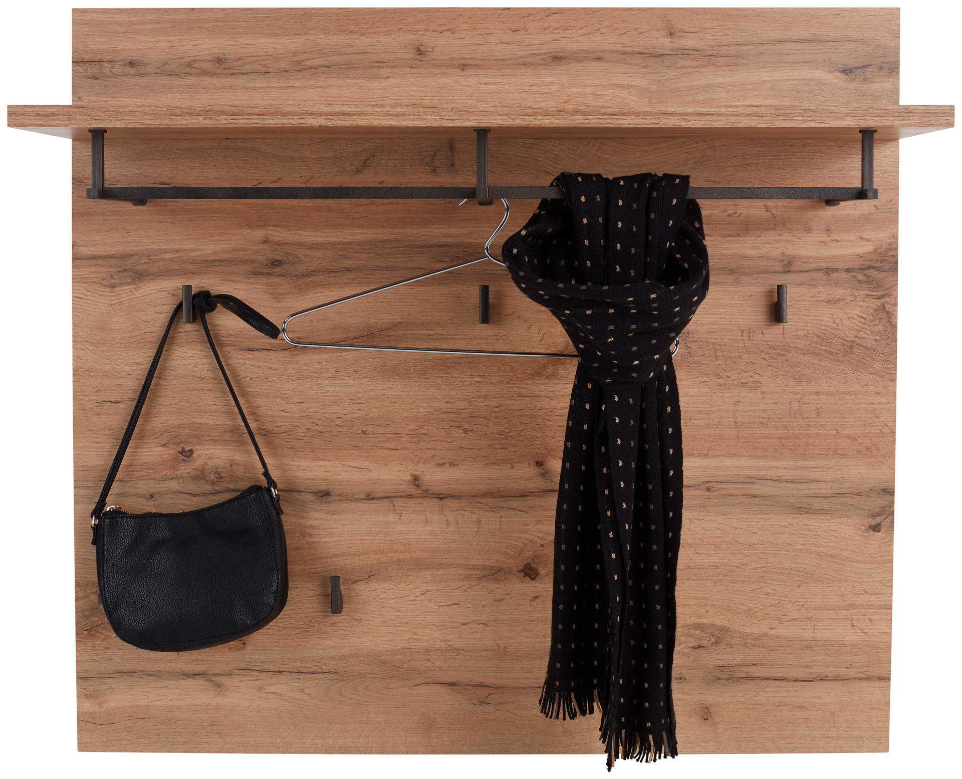 Garderobenpaneel Venedig Eiche Wotan Nachbildung B/H/T: ca. 90x84x28 cm Venedig - Eiche (90,00/84,00/28,00cm)