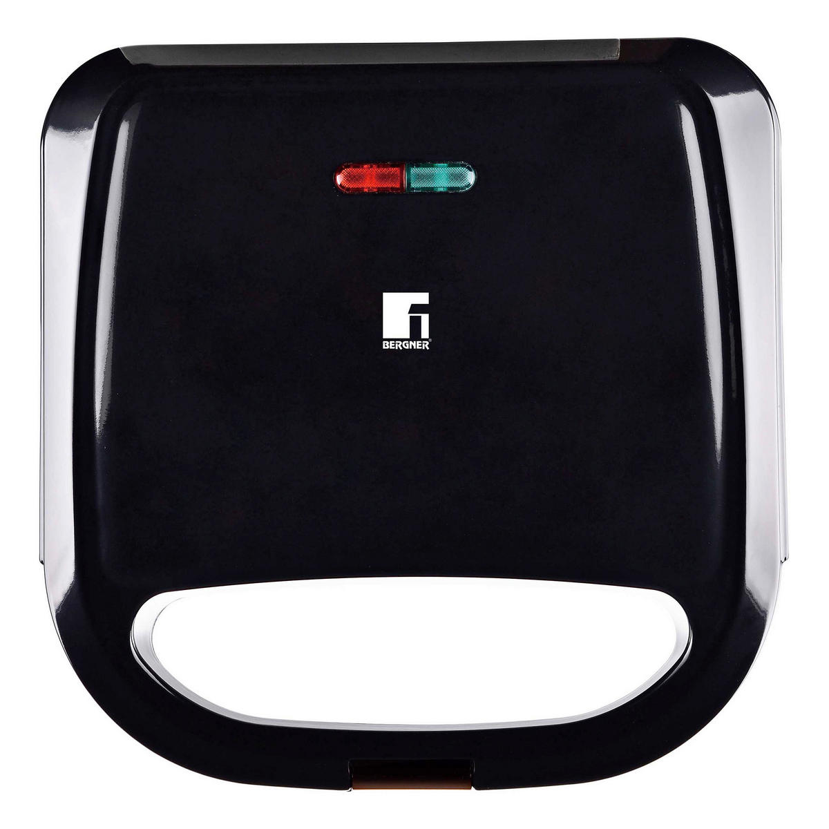BERGNER Sandwichtoaster BG-53005-CP schwarz Kupfer Aluminium Kunststoff B/H/L: ca. 22x9x22 cm COPPER - schwarz/Kupfer (22,00/22,00/9,00cm) - BERGNER