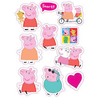 Wandsticker Peppa Pig B/L: ca. 50x70 cm Wandsticker_Peppa_Wutz - (50,00/70,00cm)
