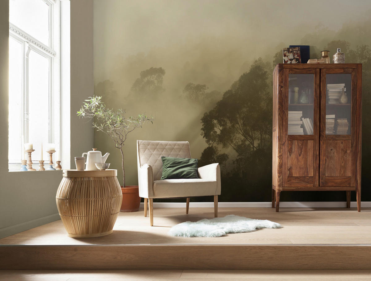 Komar Fototapete Foggy Sunshine B/L: ca. 400x250 cm Foggy Sunshine - (400,00/250,00cm) - Komar