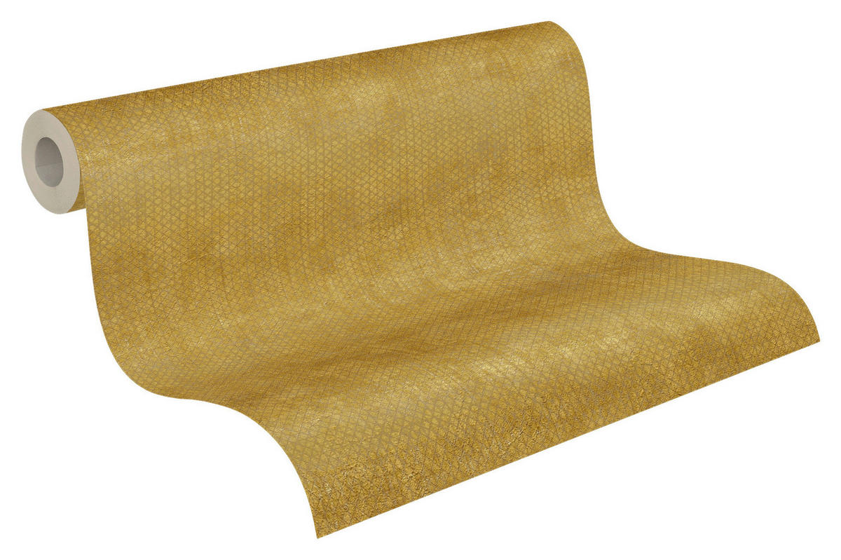 A.S.Création Vliestapete gold silber gelb B/H/D: ca. 53x1005x8,6 cm Vliestapete - gold/gelb (8,60/1005,00cm) - A.S.Creation
