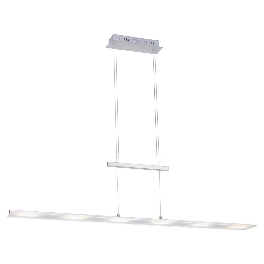 Thumbnail - Just Light Pendelleuchte 15880-55 Nele silber Metall Kunststoff B/H/T: ca. 130x150x12 cm