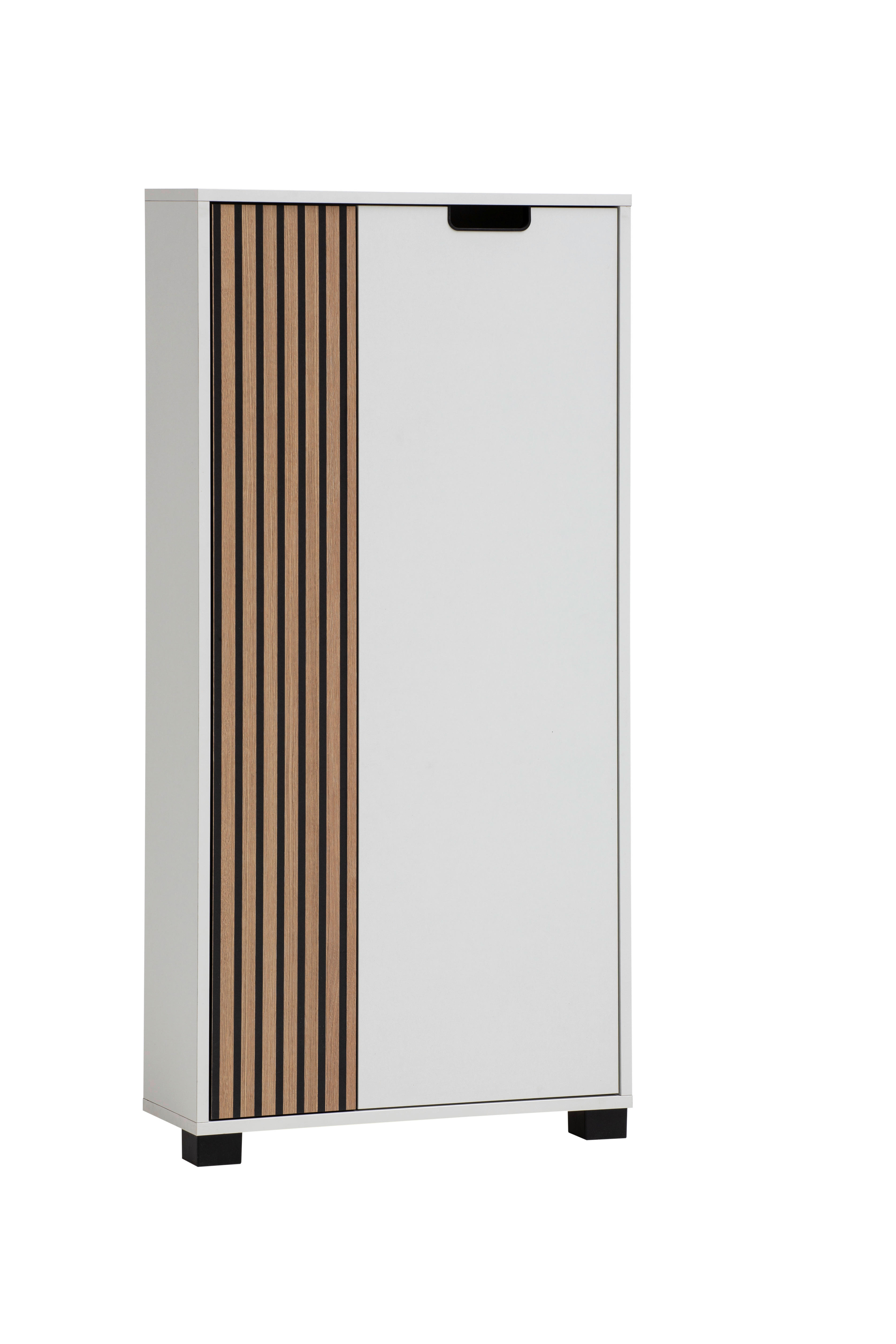Highboard Ryker weiß matt B/H/T: ca. 59,8x124x19,55 cm Ryker - weiß (59,80/124,00/19,55cm) - Möbelpartner