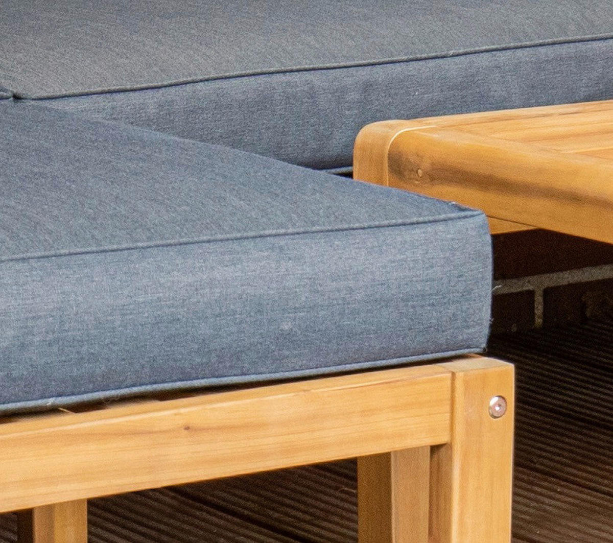 Acamp Loungeset Malaga teak Akazie B/H/T: ca. 132x64x66 cm Malaga - teak (132,00/64,00/66,00cm) - Acamp