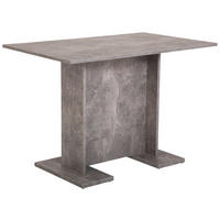 Säulenesstisch Ines Beton Optik B/H/T: ca. 108x75x68 cm Ines - (108,00/75,00/68,00cm)