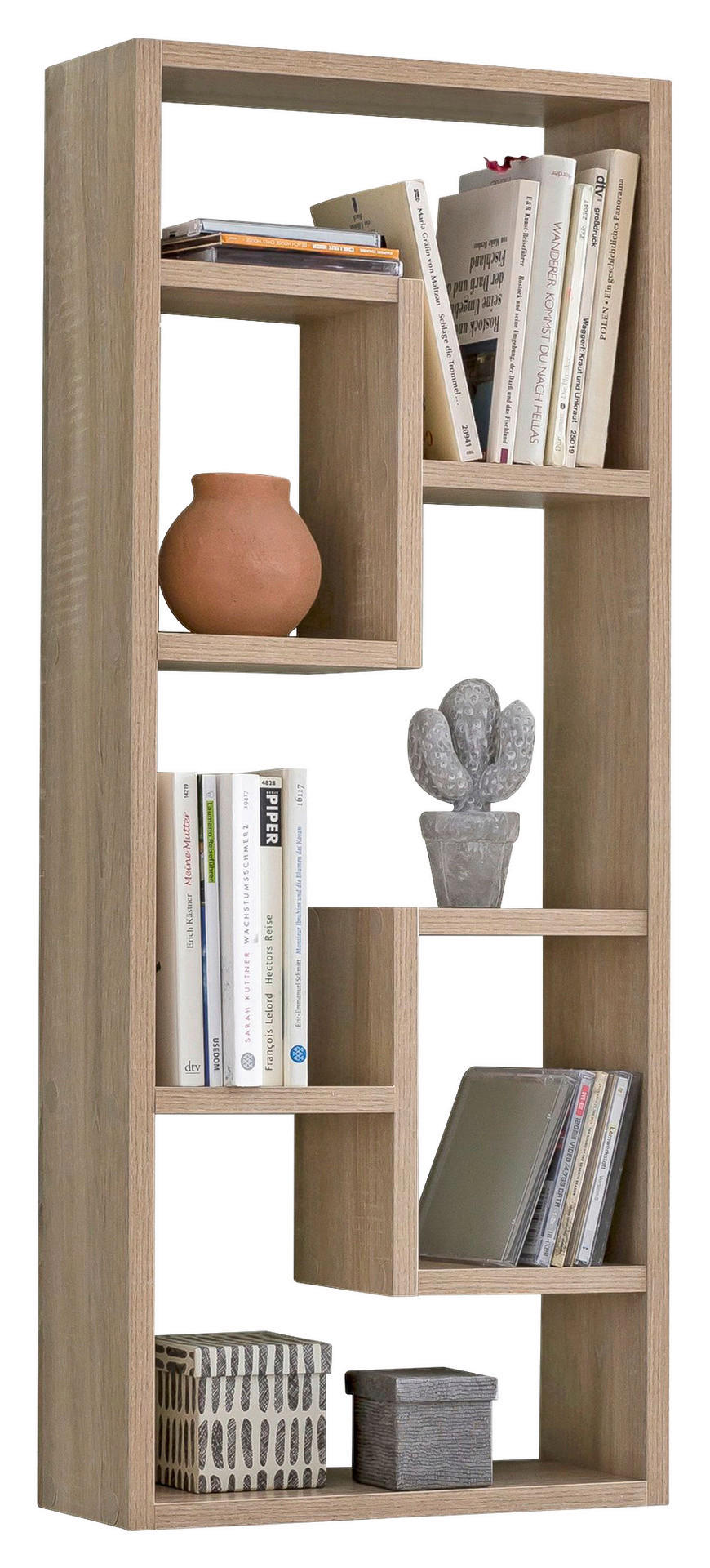 Wandregal Eiche Sonoma Nachbildung B/H/T: ca. 36x90x14,5 cm Wandregal - Eiche (36,00/90,00/14,50cm) - Wohnling