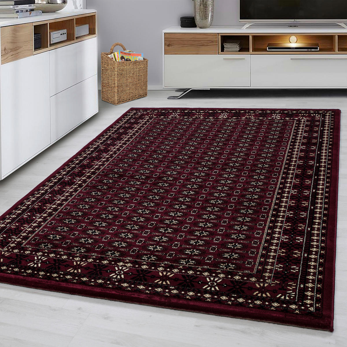 Ayyildiz Teppich MARRAKESH rot B/L: ca. 240x340 cm MARRAKESH - rot (240,00/340,00cm) - Ayyildiz