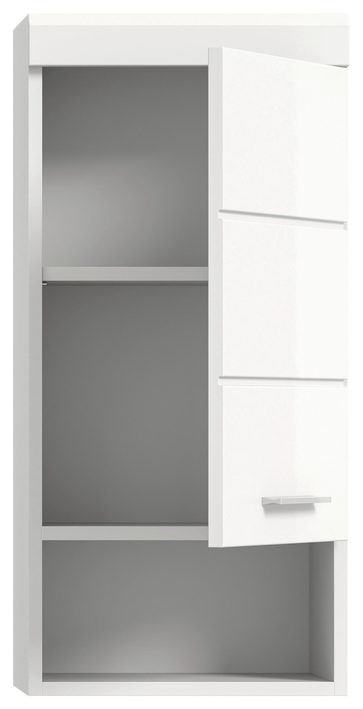 Badhängeschrank Scout weiß weiß Hochglanz B/H/T: ca. 37x79x24 cm Scout - weiß (37,00/79,00/24,00cm) - xonox.home