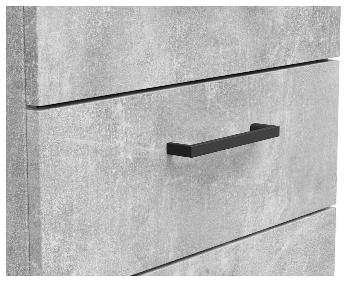 Kommode Multi-Stauraum Typ 18 Beton Optik B/H/T: ca. 45x115x40 cm Multi-Stauraum Typ 18 - Beton (45,00/115,00/40,00cm)