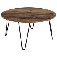 Couchtisch FLAIR Eiche Old Wood Nachbildung schwarz pulverbeschichtet FLAIR - Eiche/schwarz - byLIVING