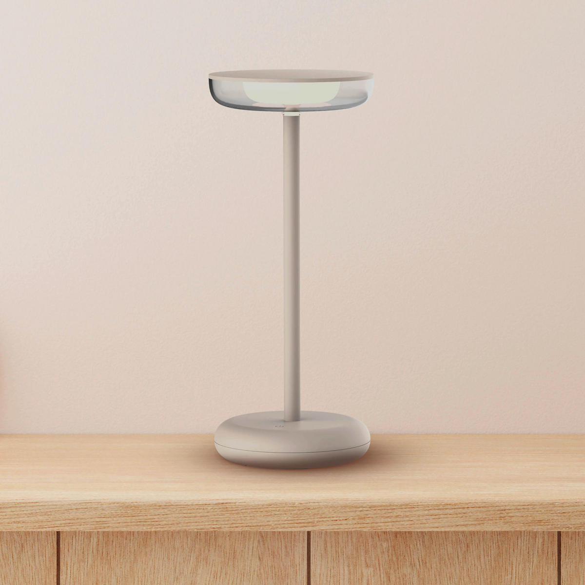 LED-Außentischleuchte beige B/H/T/D: ca. 11x26,4x11x11 cm PASI - beige (11,00/26,40/11,00cm) - Näve Leuchten