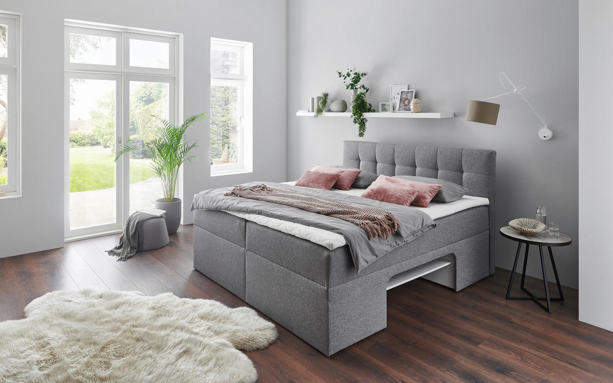 Boxbett Shelfie I hellgrau Shelfie I - hellgrau (180,00/112,00/210,00cm)
