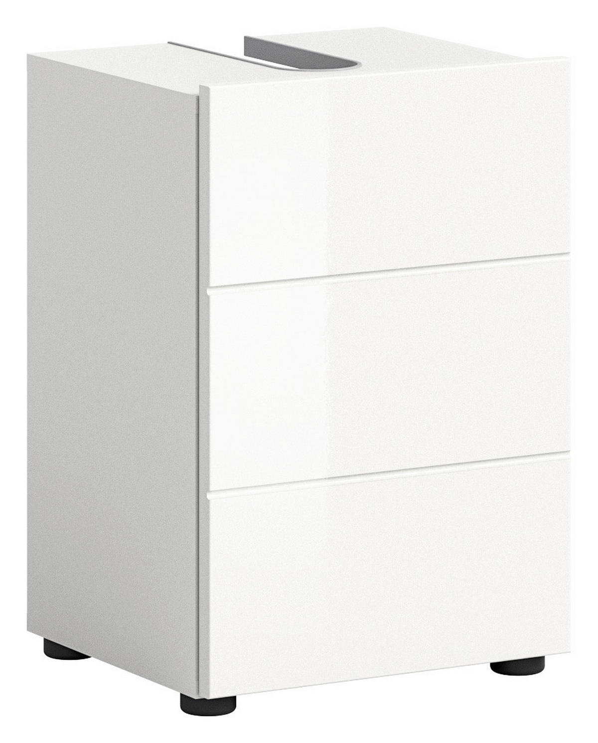 Waschbeckenunterschrank Vira weiß B/H/T: ca. 38x56x34 cm Vira - weiß (38,00/56,00/34,00cm)