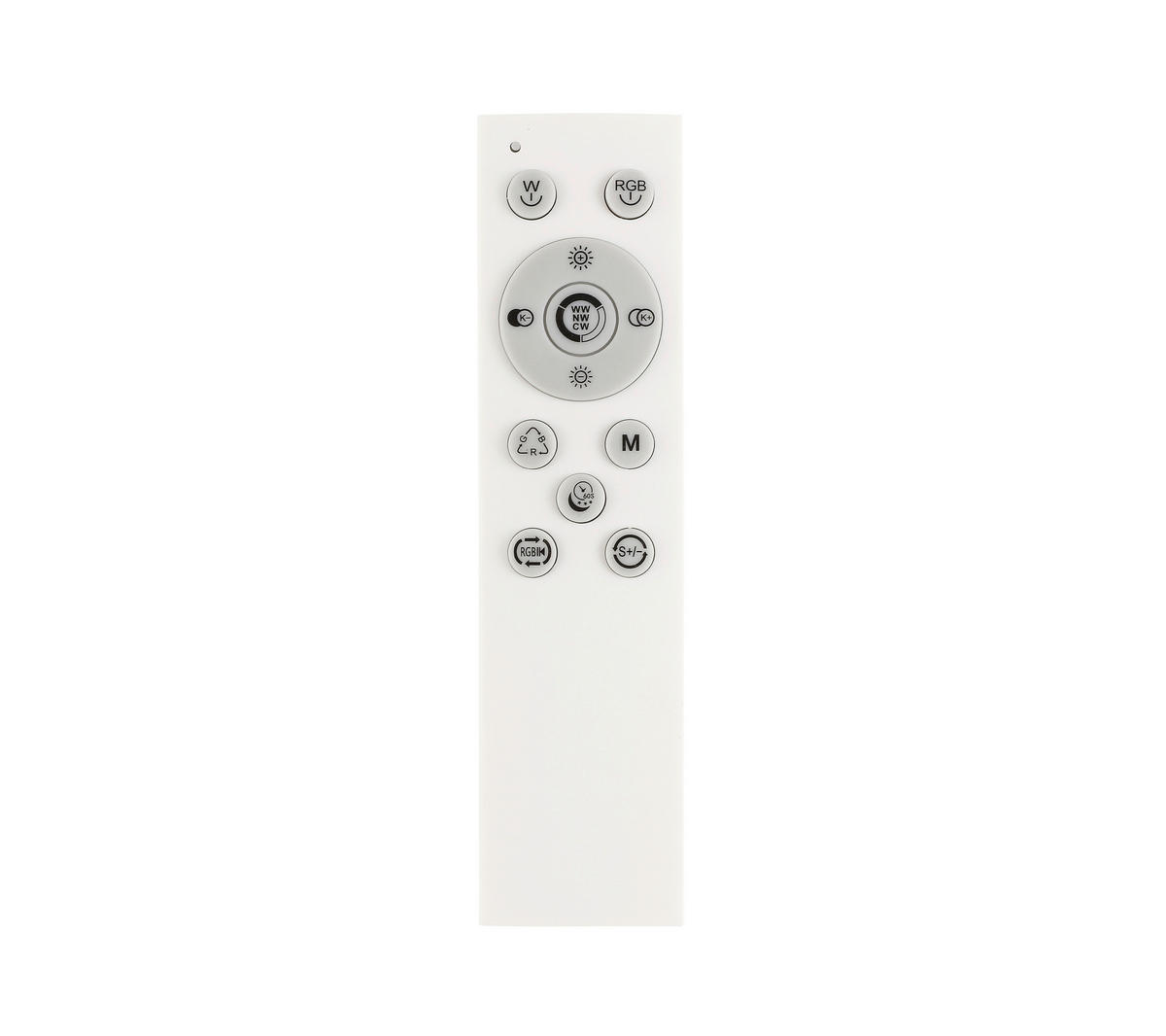 LED-Deckenleuchte weiß Metall Kunststoff H/D: ca. 8x38 cm 1 Brennstellen LED-Deckenleuchte_Rainbow - weiß (38,00/8,00cm)