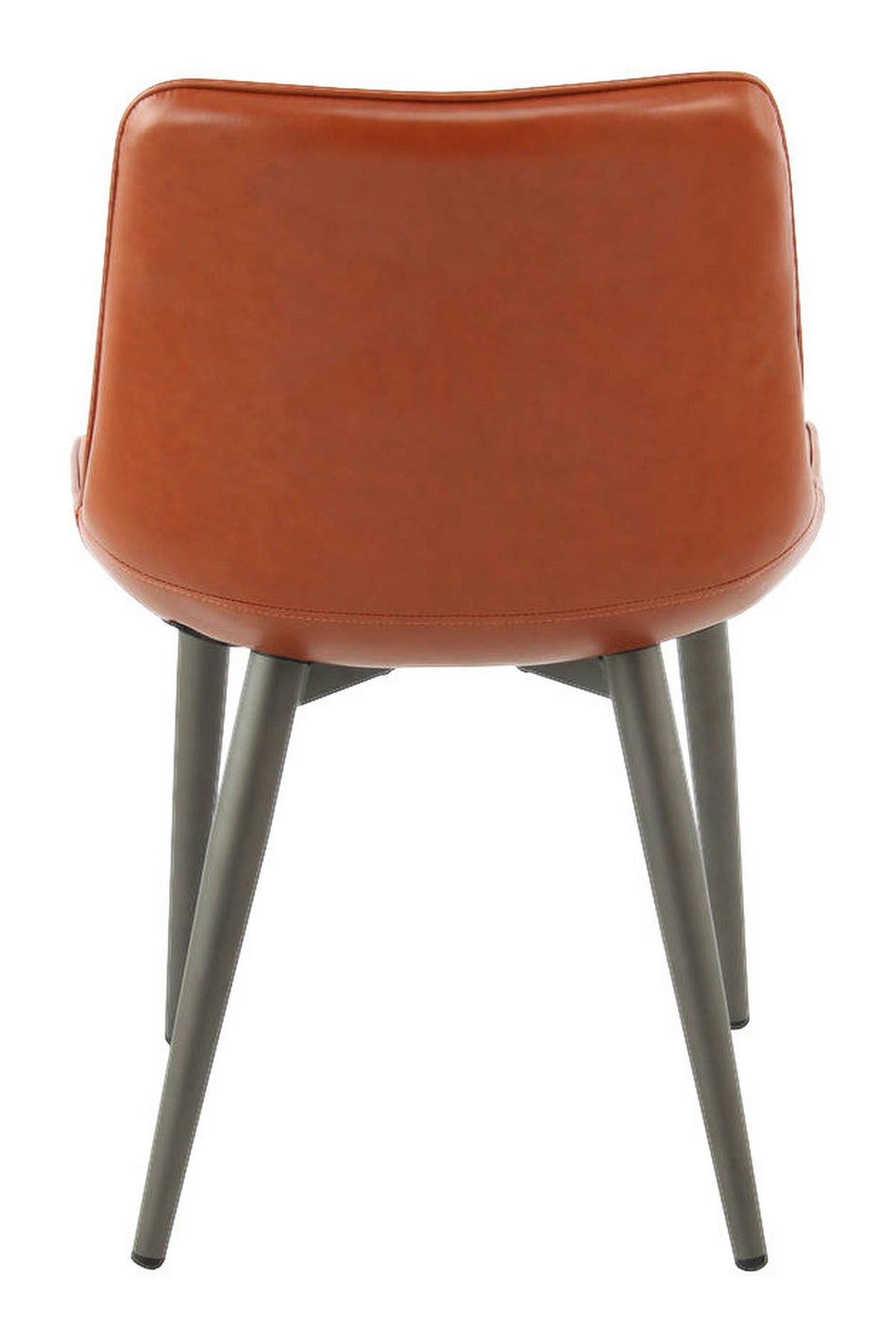 Stuhl Cecil 100 2er kaffee Kunstleder B/H/T: ca. 51x80x57 cm Cecil 100 2er - schwarz/kaffee (51,00/80,00/57,00cm) - 360 Living