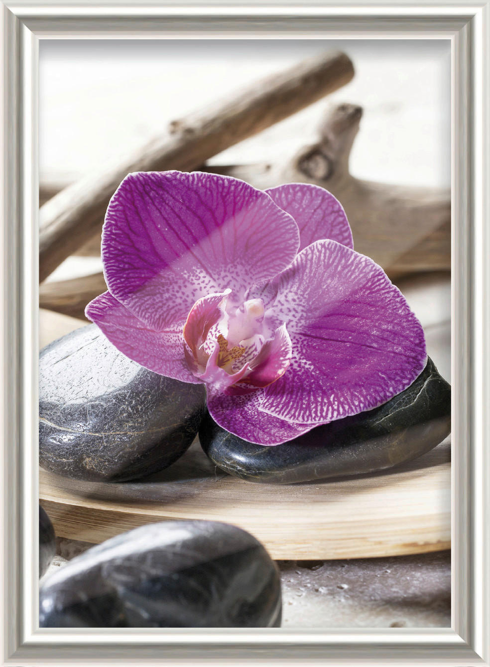 The Wall Bilderrahmen silber Kunststoff B/L: ca. 10,5x15,5 cm Fotorahmen 10x15cm - silber (10,50/15,50cm) - The Wall