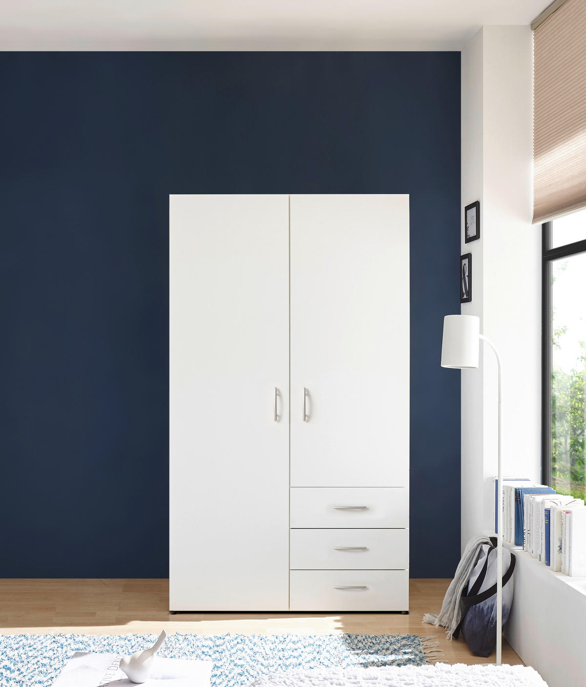 Kleiderschrank Harry weiß B/H/T: ca. 100x177x50 cm Harry - weiß (100,00/177,00/50,00cm)