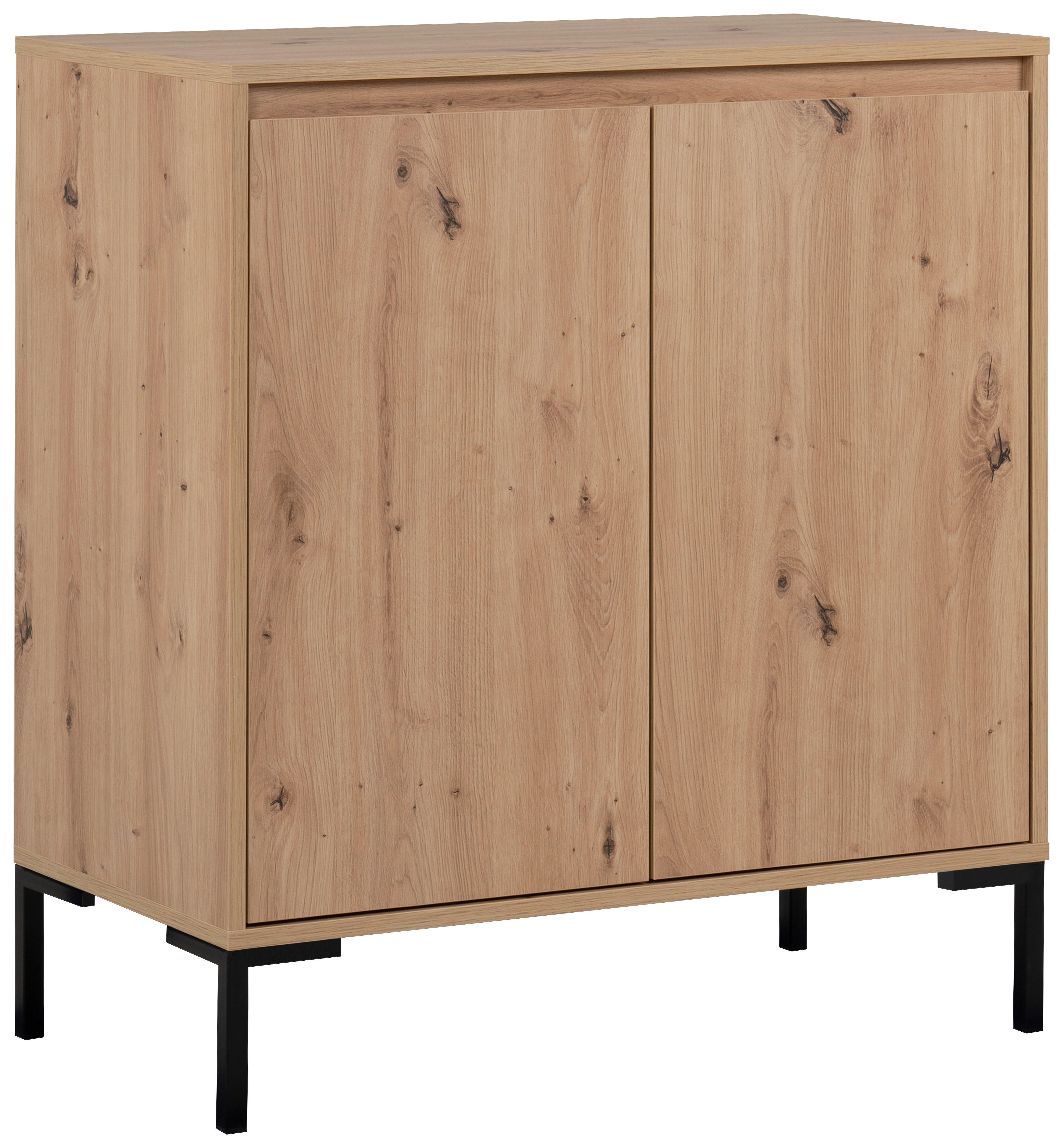Kommode Korsika Eiche Artisan Nachbildung B/H/T: ca. 81x87x40 cm Korsika - Eiche (81,00/87,00/40,00cm)