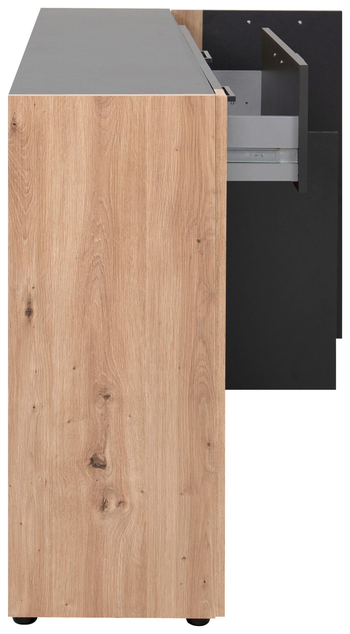 Sideboard Cento anthrazit Eiche Artisan Oak Nachbildung Cento - Eiche/anthrazit