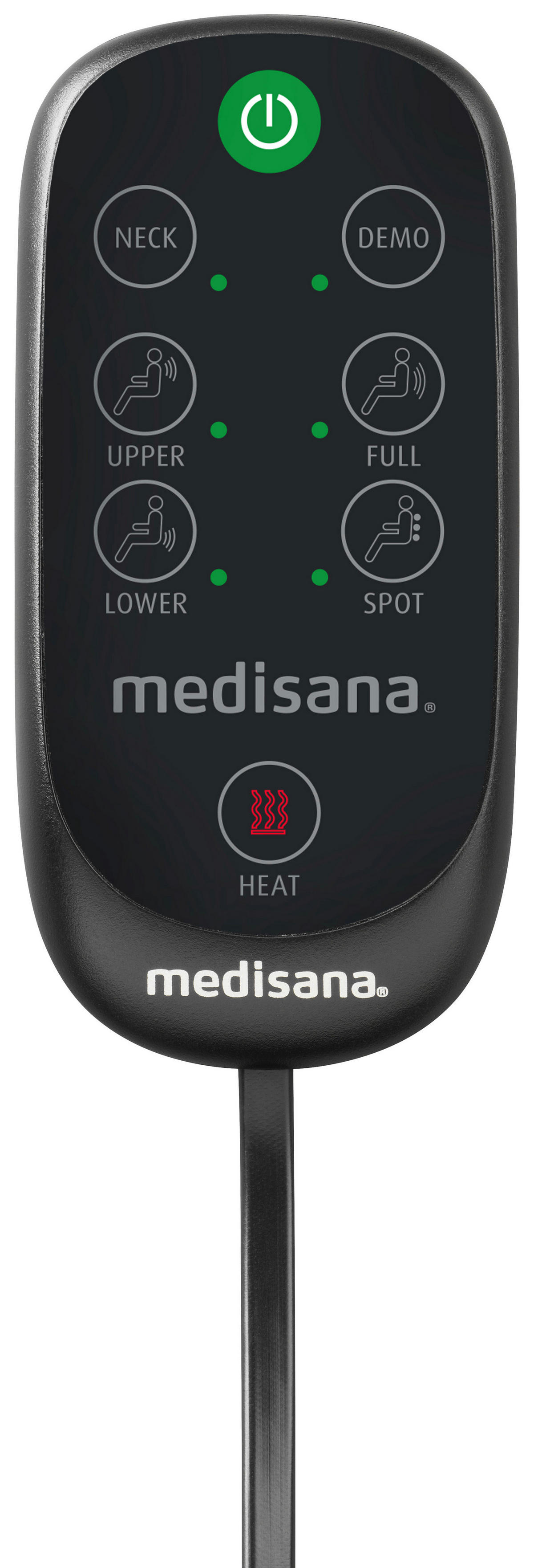 medisana Massagesitzauflage 88930 schwarz anthrazit Stoff Kunststoff B/H/L: ca. 40x9x118 cm ca. 48 W Massagesitzauflage 88930 - schwarz/anthrazit (118,00/40,00/9,00cm) - medisana