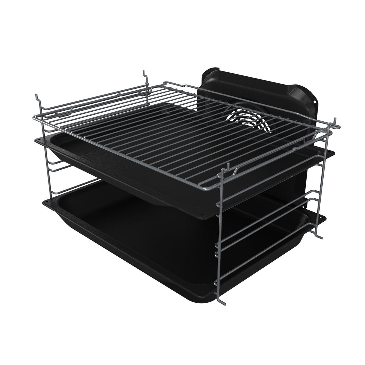 Gorenje Stand-Elektroherd schwarz B/H/T: ca. 60x85x60 cm Stand-Elektroherd GECS6B70CLB - schwarz (60,00/85,00/60,00cm) - Gorenje