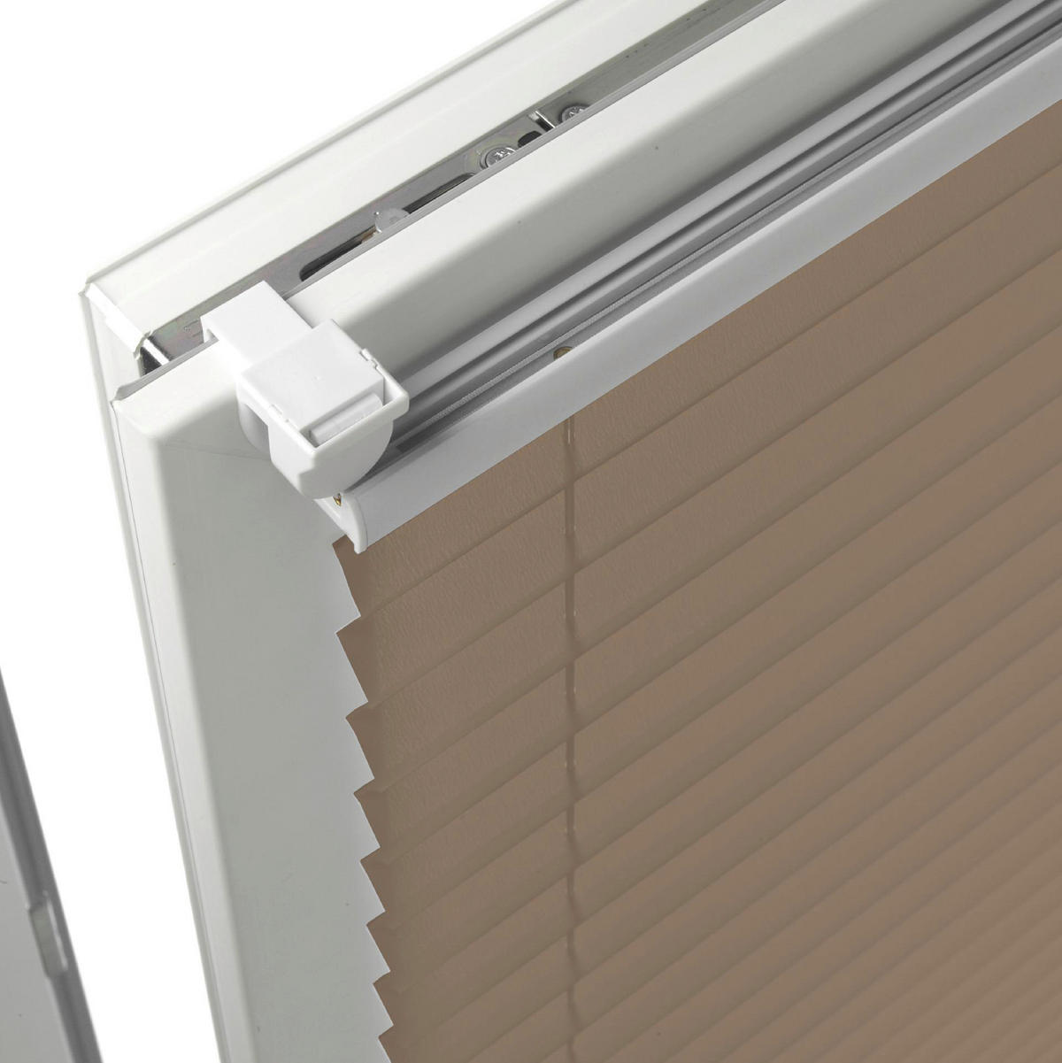 Spannplissee Easyfix Pia taupe B/L: ca. 45x130 cm Easyfix Pia - taupe (45,00/130,00cm)