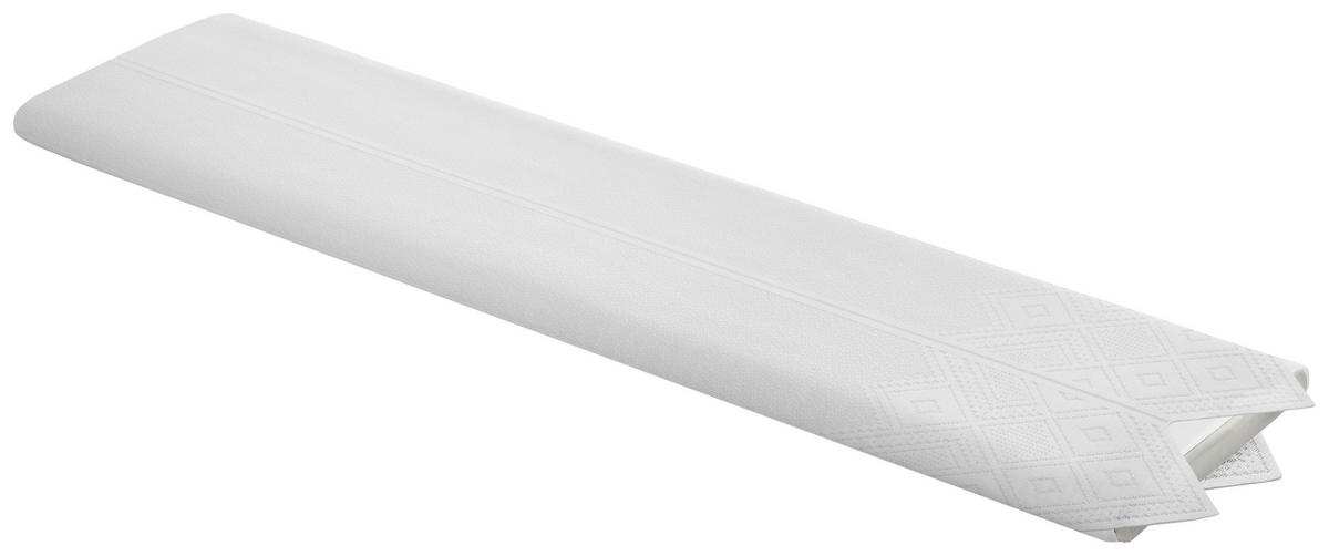 Scheibengardinen-Meterware weiß H: ca. 52 cm Scheibengardine Jacquard - weiß (52,00cm)
