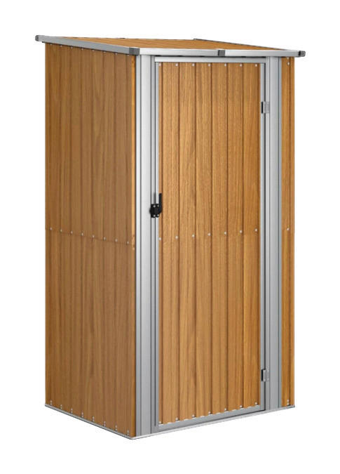 VidaXL Gartenhaus braun B/H/T: ca. 118,5x209,5x97 cm Gartenhaus - braun (118,50/209,50/97,00cm) - VidaXL