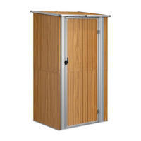 VidaXL Gartenhaus braun B/H/T: ca. 118,5x209,5x97 cm Gartenhaus - braun (118,50/209,50/97,00cm) - VidaXL