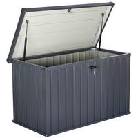 HI Auflagebox 436l anthrazit Stahl B/H/T: ca. 124x71x66 cm Auflagenbox 436l - anthrazit (124,00/71,00/66,00cm) - HI