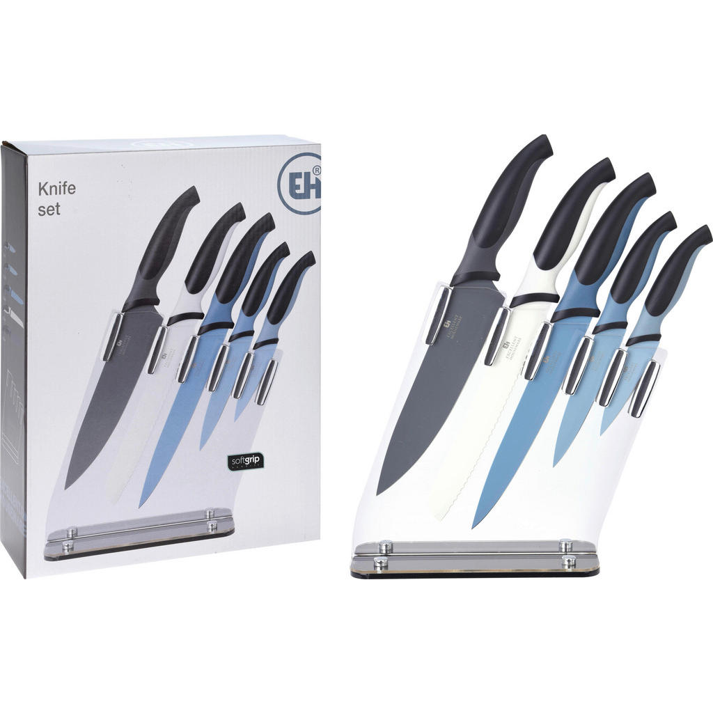 Thumbnail - Household Blue Messerset mehrfarbig Edelstahl 5 tlg.