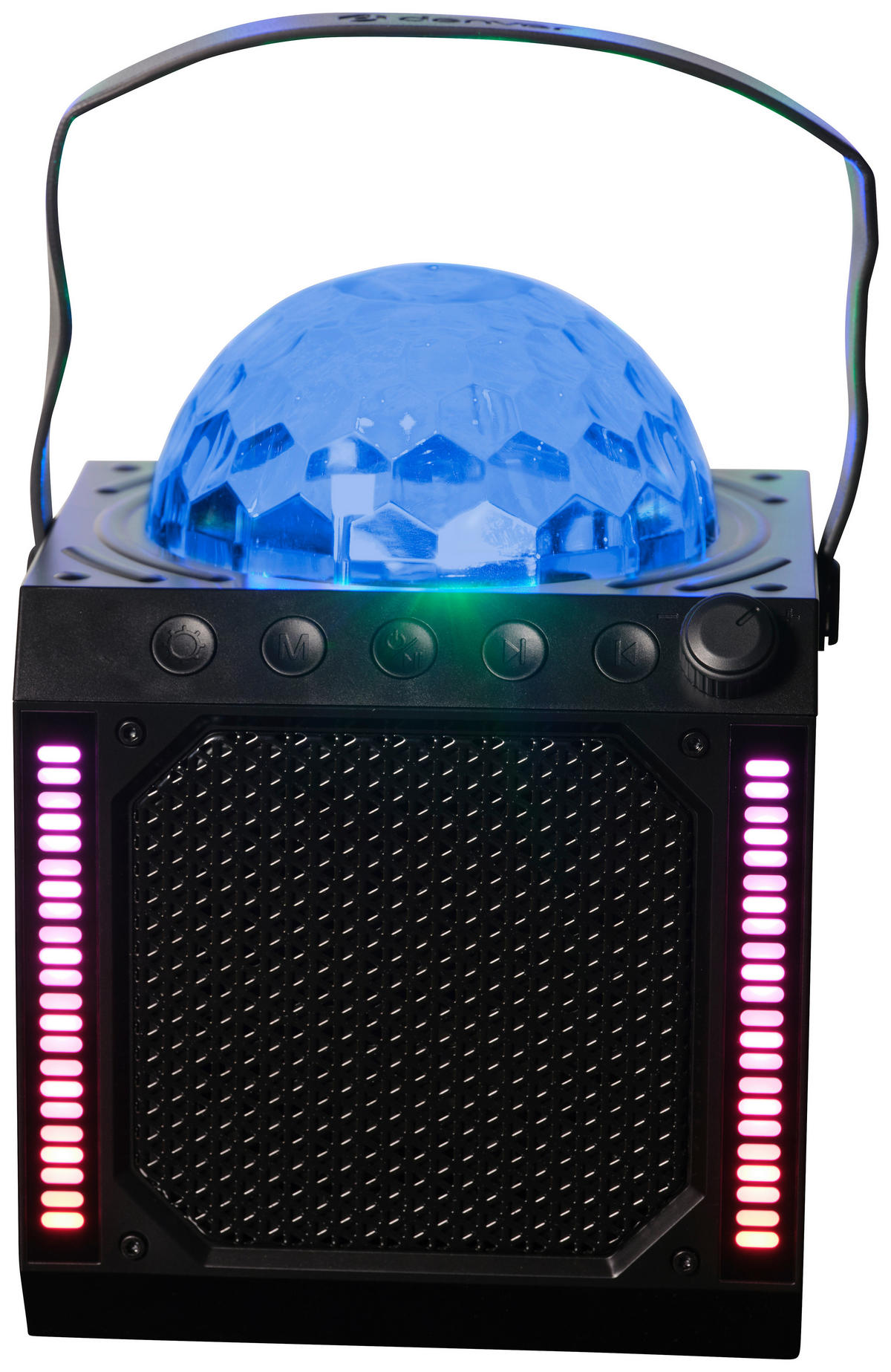 Denver Bluetooth-Party-LautsprecherBTM-618 BTM-618 schwarz B/H/T: ca. 17x22x16 cm BTM-618 - schwarz (17,00/22,00/16,00cm) - Denver