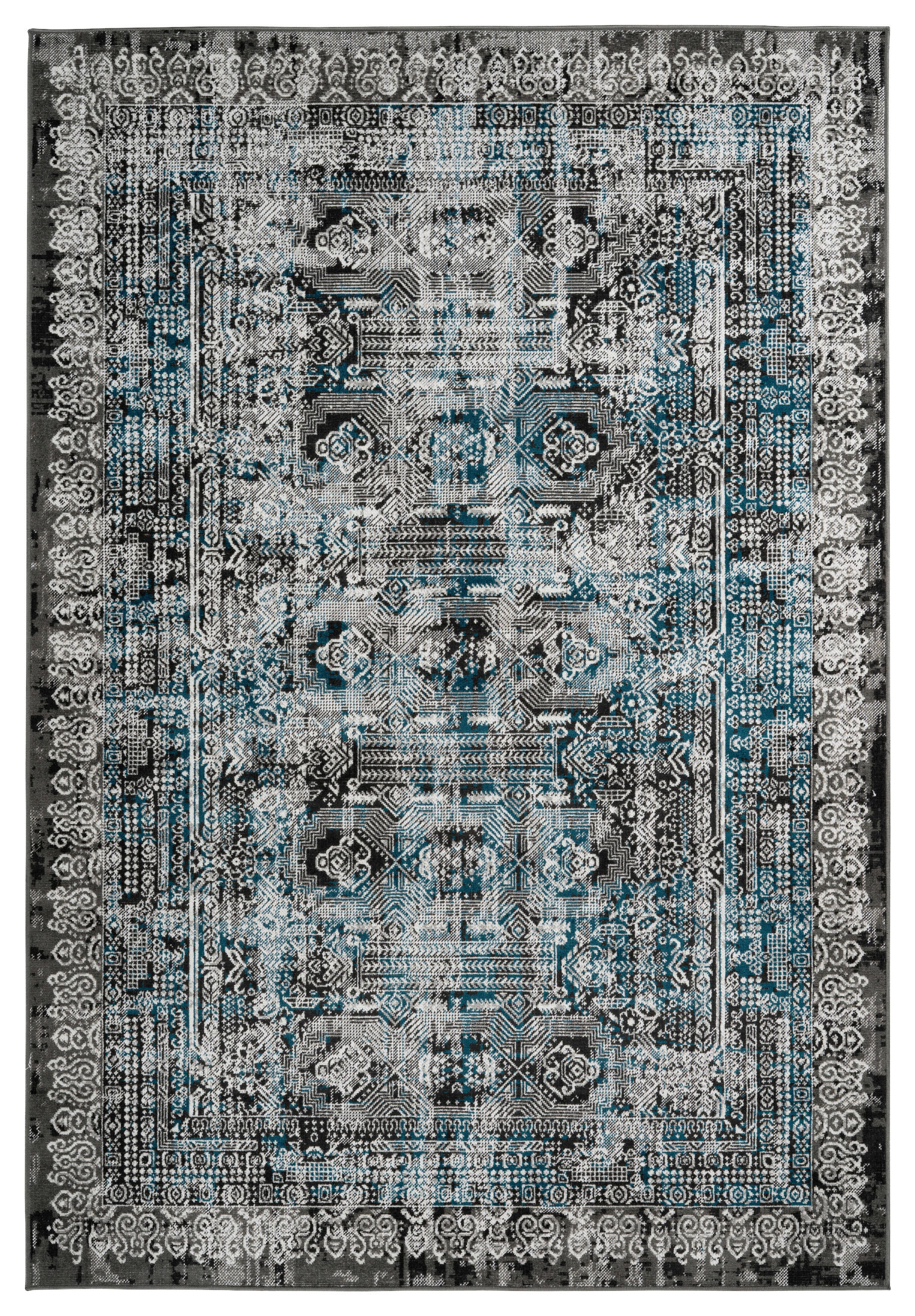 360Living Teppich Ariya blau B/L: ca. 200x290 cm