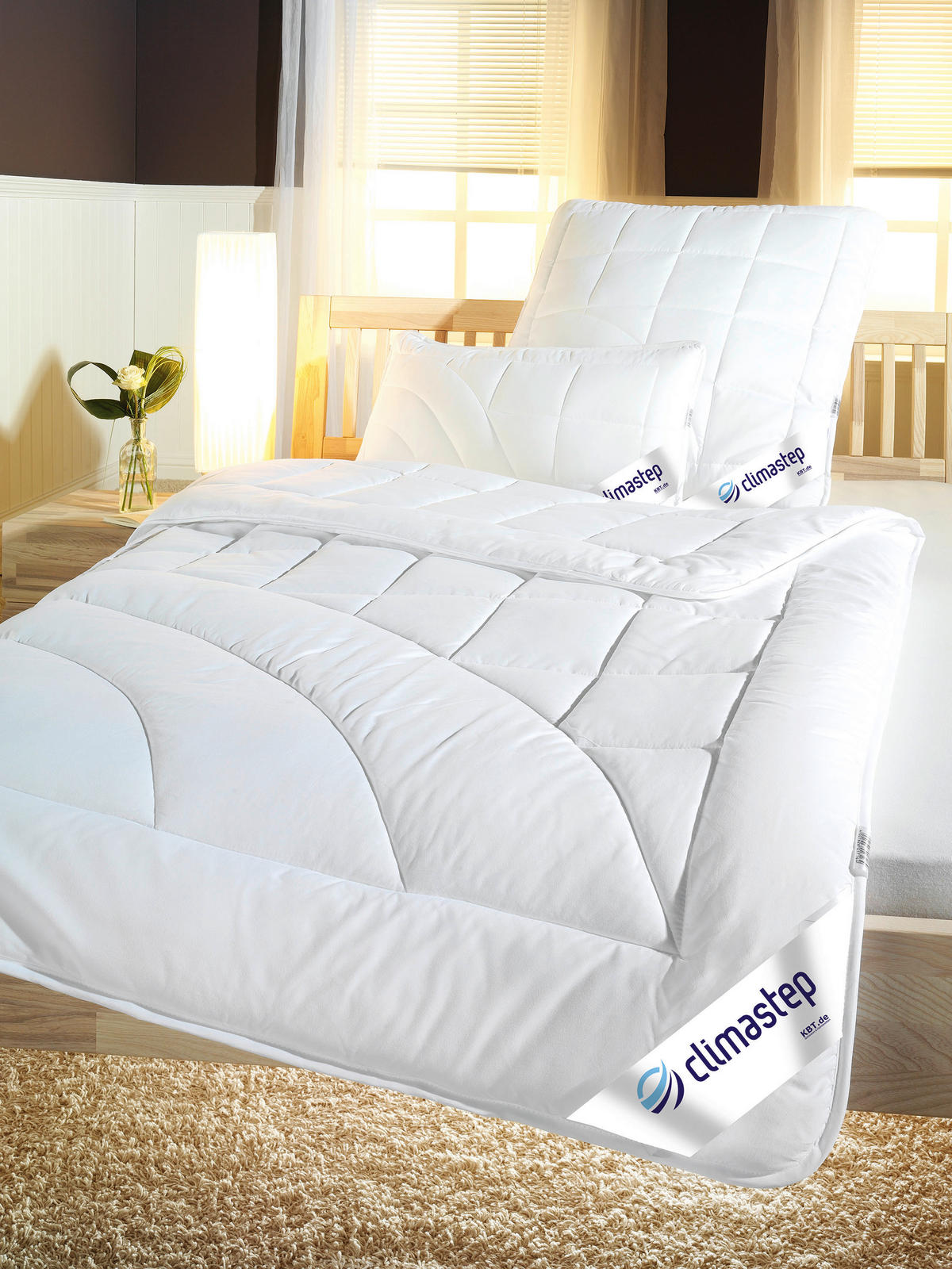 Kopfkissen Climastep_Kopfkissen 80x80cm - weiß (80,00/80,00cm)