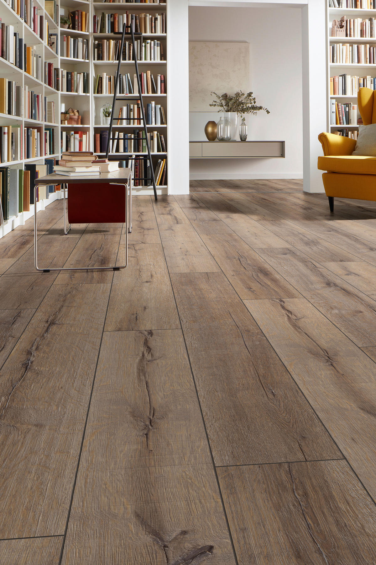 Laminatboden Rift Oak ca. 2,694 m² im Paket  B/L: ca. 24,4x138 cm pro Paket Rift Oak ca. 2,694 m² im Paket - (24,40/138,00cm)